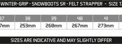 Winter-grip Snowboots Sr - Felt Strapper - Antraciet/Grijs Mêlee - 36 -Dames Winkel 550x90